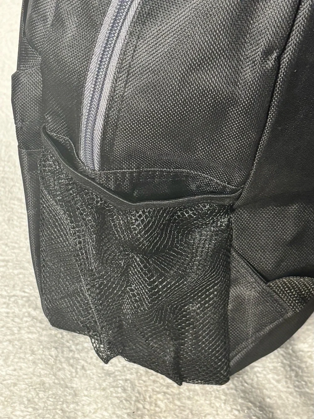 Classic Black Men's Backpack with Multiple Compartments